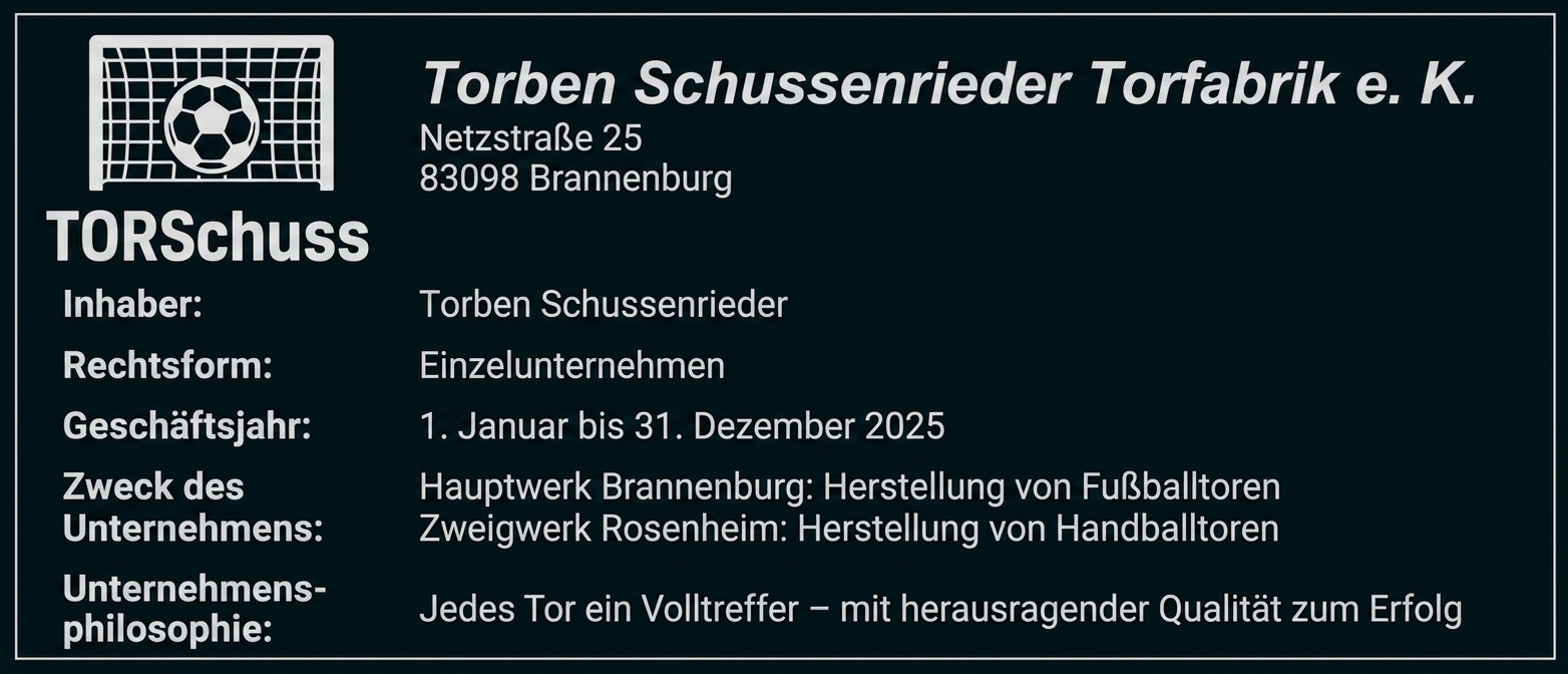 Firmenprofil von Torben Schussenrieder Torfabrik e. K. mit Logo und Unternehmensdaten